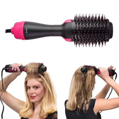 China IDS-NEW-One Step Ionic Hot Hair Dryer and Volumizer, ManKami Salon Hot Air Palette Styling Brush Negative Ion Generator Hair Straighten for sale