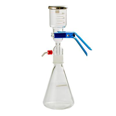 China Water Separator Divider OEM Laboratory Water Separator Divider Glass Funnel Vacuum Filter Solvent Filter Kit for sale