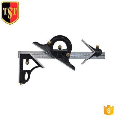 China Multi Combo Ruler 3 In1 Adjustable Cast Iron Square Set Angle Finder TST1610007 for sale