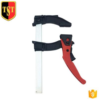 China Wholesale Plastic Stainless Steel F Clamp Quick Release Ratchet Bar Clamp Wood Working Plastic Manufacturer for sale