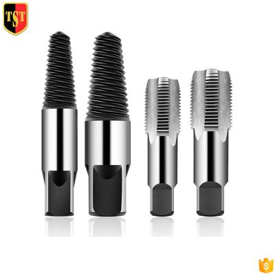 China 8pcs Comnination Carbon Steel Tap Damaged Screw Extractor Set for Broken Tube Disconnecting and Thread Repair for sale