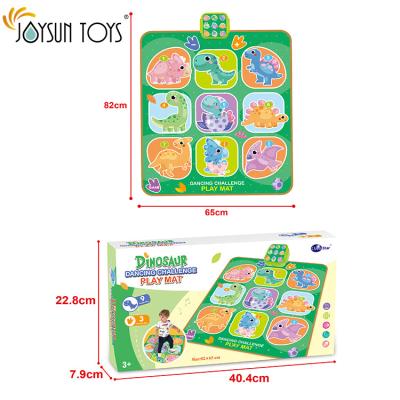 China Toy Amazon Hot Selling Dance Mat Electronic OEM Volume Adjustable Pad From Joysun Toys Accept With LED Lights for sale