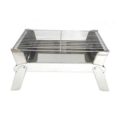 China Easily Assembled Portable Folding Stainless Steel Charcoal BBQ Grills, BBQ Charcoal BBQ Grills for sale