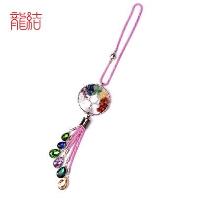 China Fengshui Car Charms Car Ornament Car Rearview Mirror Decorations Hanging Hanging Pendant Decoration Tree of Life for sale