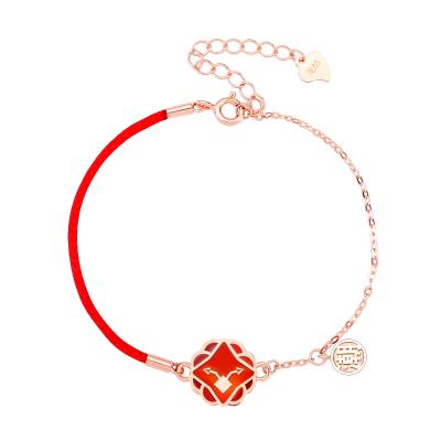 China Fashionable Hot Selling Rope Bracelet Zodiac Bracelet For Girl Decorative for sale