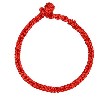 China 2020 LONGJIE CLASSIC New Arrival Red Rope Bracelet Handmade Woven Lucky Bracelet For DIY Jewelry for sale