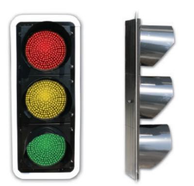 China Dc12V Aluminum Alloy+PC Red/Green/Yellow Led Light Customized Hot Selling Traffic Lights Customized for sale