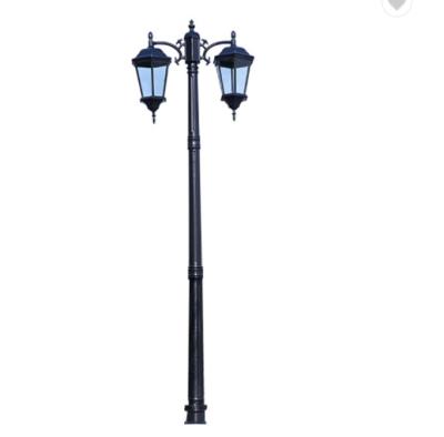 China Decorative Lightweight Aluminum Road Pole Good Quality Garden Pole Street Lamp for sale