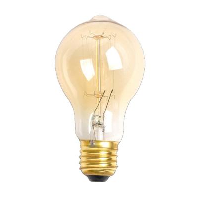 China Residential High Quality Warm White 25w A60 String Lighting Led Filament Bulbs Retro Vintage Antique Edison Lamp for sale