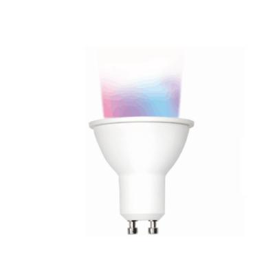 China wholesale wifi battery RGB full color hotel/household sensor light gu10 5w led emergency light bulbs for sale