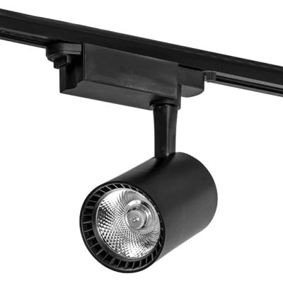 China Industrial Hot Selling 20w 30w Spot Lights Black White Wall Led Indoor Ceiling Track Light for sale