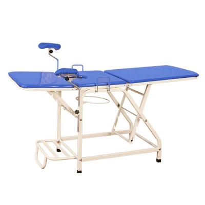 China Fits Gynecological Examination Chair With Stirrup In Hospital Examination Table Stainless Steel Hospital Obstetric Furniture for sale