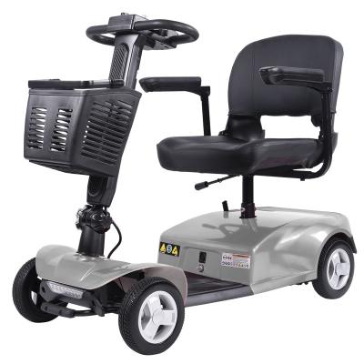 China China Carbon Steel Magnetic Brake Cheap Folding Four Wheel Electric Disabled Scooter For Elderly for sale