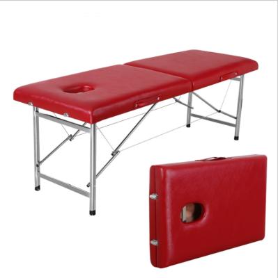 China High Quality Modern Portable Folding Massage Bed Beauty Tattoo Spa Moxibustion Bed Massage Table for sale