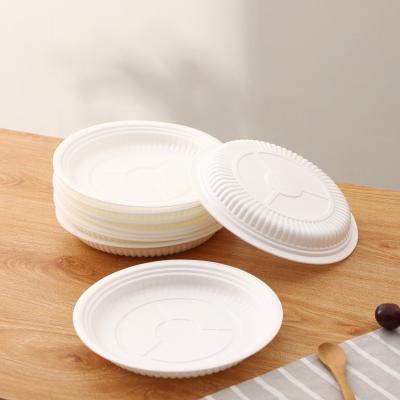 China Freezer Hot Sale Cornstarch 100% Biodegradable PLA Disposable Dish For Disposable Dishes for sale