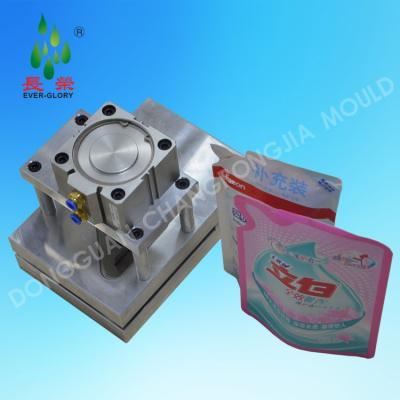 China For liquid detergent pouch pneumatic nozzle shaped punch for liquid detergent pouch for sale