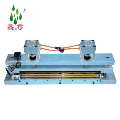 China Cut Off Bags Pneumatic Cutting Double Knife Trim For Bag Making Machine for sale