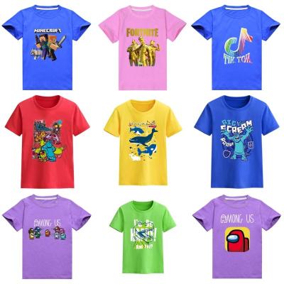 China Cheap Breathable 100% Cotton Cartoon Design Kid Boy T Shirt China Supplier for sale