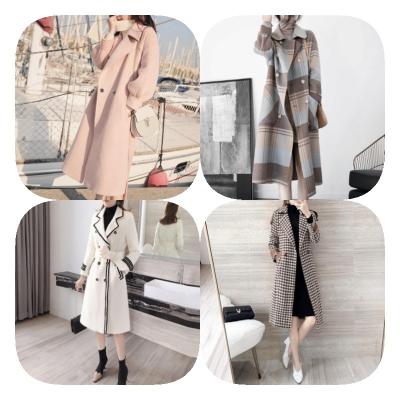 China 2022 Women's Cashmere Woolen Coat Breathable Women's Winter Long Coat Women's Clothing Ladies High Quality Wool Coat for sale