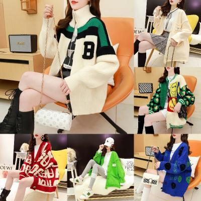 China New breathable slim, all-match, straight and long sleeve cashmere cardigan sweater for women in early fall 2022 for sale