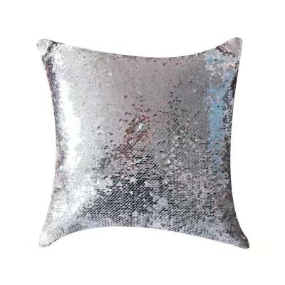 China Factory direct sales pillow sequin double-sided sequin case viable reversible decorative pillow cover for sale