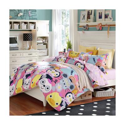 China Anti-pilling 100% Cotton 3d Animal Printed Bedding Set Teens Boys Girls Quiet Cartoon Hot Funny Sale High Quality for sale