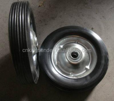 China Cart and wheelbarrow 6 inch solid rubber wheels for small cart 160/40-80 for sale