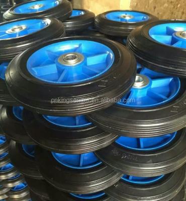 China Cart and wheelbarrow 7 inch solid rubber wheels for push golf cart, cart, garden cart 7x1.75 for sale