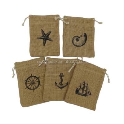 China Wholesale cheap printed security factory jute bag for cocoa for sale