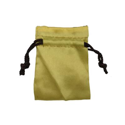 China Hot Sale 2021 New Products Security Satin Drawstring Bag For Cosmetic for sale