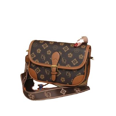 China Fashion 2023 Luxury Vintage Print Small Fragrance Crossbody Lady Shoulder Handbag for sale