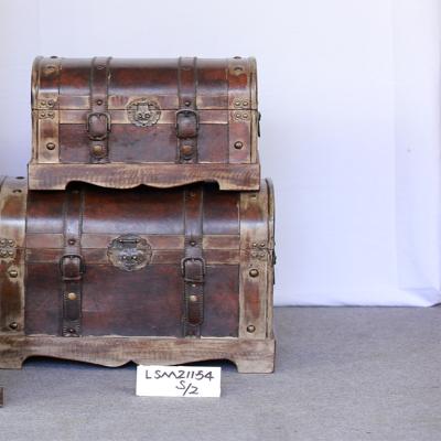 China Living Room S40x27 Leather Storage Trunks And Chests for sale