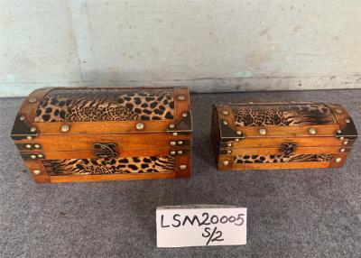 China SENMIN Handicraft S26x12.5 Decorative Leather Boxes for sale