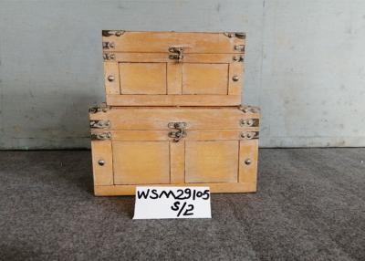 China One Lid Durable Plywood Treasure Chest Storage Trunk for sale