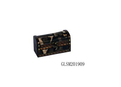 China Luxury Plywood PU 15*7 Decorative Leather Boxes for sale