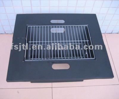 China BAR.B adjustable charcoal BBQ grill fire pit. Portable size for sale