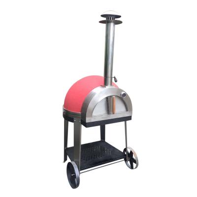 China Good Insulation Factory Direct Sales Can Be Customized Outdoor Ceramic Barbecue Built In Clay Pizza Oven for sale