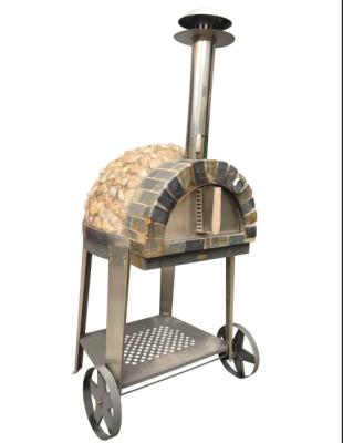 China Outdoor Outdoor Single Layer Brick Pizza Oven With Refractori Brick for sale