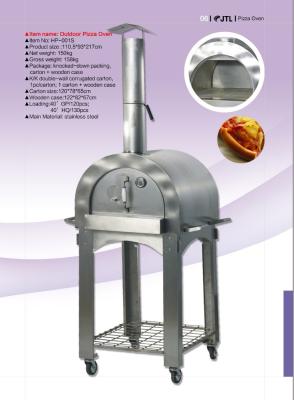 China Adjustable Height Modern Italian Wood Burning Outdoor Pizza Oven for sale