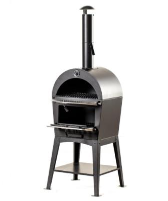 China Adjustable BBQ Grill Machine Charcoal Oven 3-in-1 Size Outdoor Pizza Baking Oven for sale