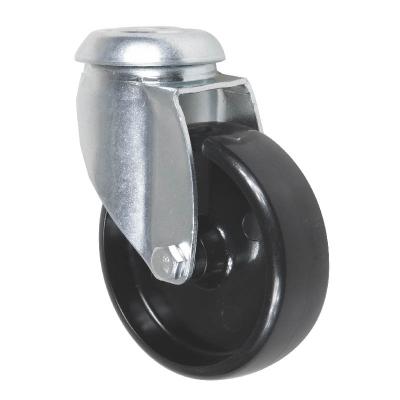 China SWIVEL Economical OEM 50mm Swivel Bolt Hole Polypropylene European Standard Caster Wheel for sale