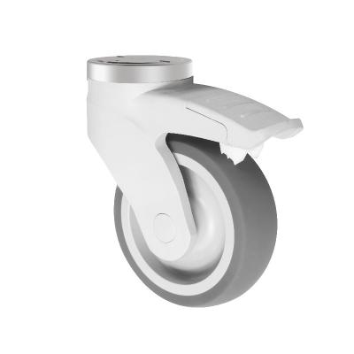 China 4Inch 100mm Transport/Hospital Plastic Casters and Medical Casters for sale