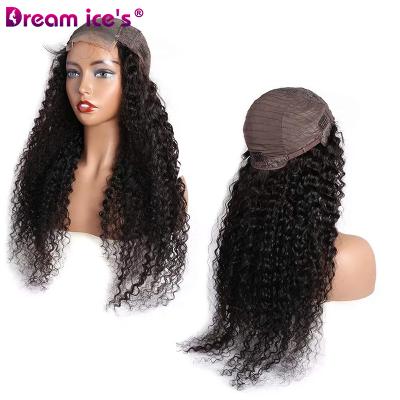 China Deep Wave XISHIXIUHAIRHD Lace Full Virgin Brazilian Hair Wigs Deep Wave Curly Transparent Lace Front Human Hair Wigs For Black Women for sale