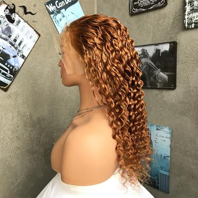 China Yaki XISHIXIUHAIR Deep Wave 13x4 HD Sheer Lace Front Human Hair Wigs Pre Plucked With Baby Hair Brazilian Hair Wig Seller for sale