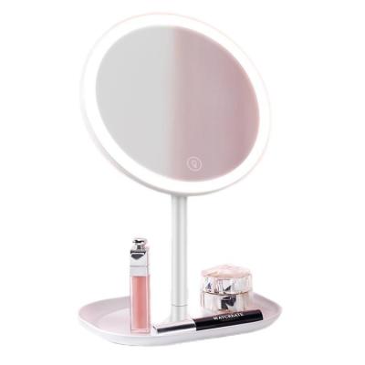 China Modern Style Lighted Led Vanity Lighted Makeup Mirror Led Smart Mirror Hollywood Touch Control Mirror for sale