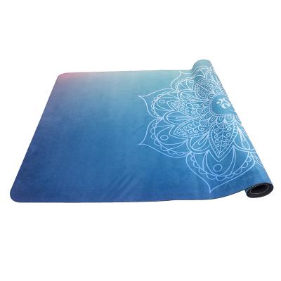 China Luxury 12mm Thick Waterproof Washable Anti-Slip EVA Foam Luxury Yoga Mat Printed Black Yoga Mat Eco-Friendly Gold Custom Logo for sale