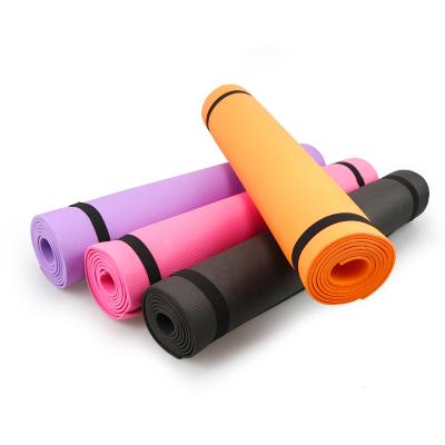 China OEM Anti-Slip Yoga Mat Factory Custom Logo Out Sport White PE Yoga Mat for sale