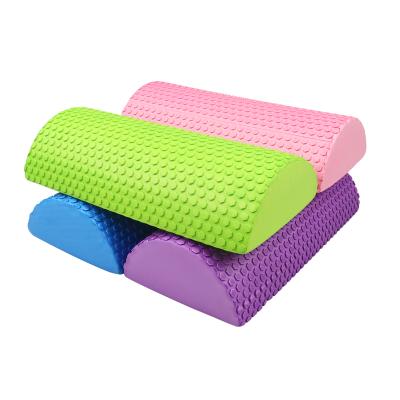 China Logo Fitness Flexibility Rehab Exercises Custom Wholesale High Density EVA Two In One Solid Back Massage Foam Roller for sale