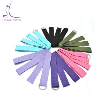 China High Density Eco Friendly Yoga Stretch Strap Pilates Accessories Exercise Fitness Yoga Straps for sale