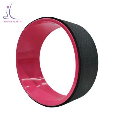 China Commercial colorful logo customized wheel roller of ab use pain relief flexibility massage yoga wheel set for sale